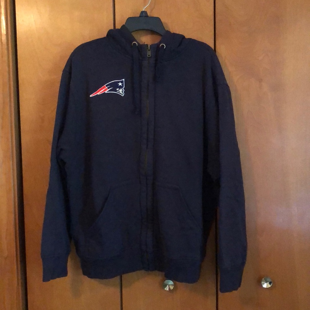 Large Patriots Zipper Hoodie
